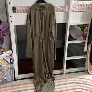 Olive green jumpsuit